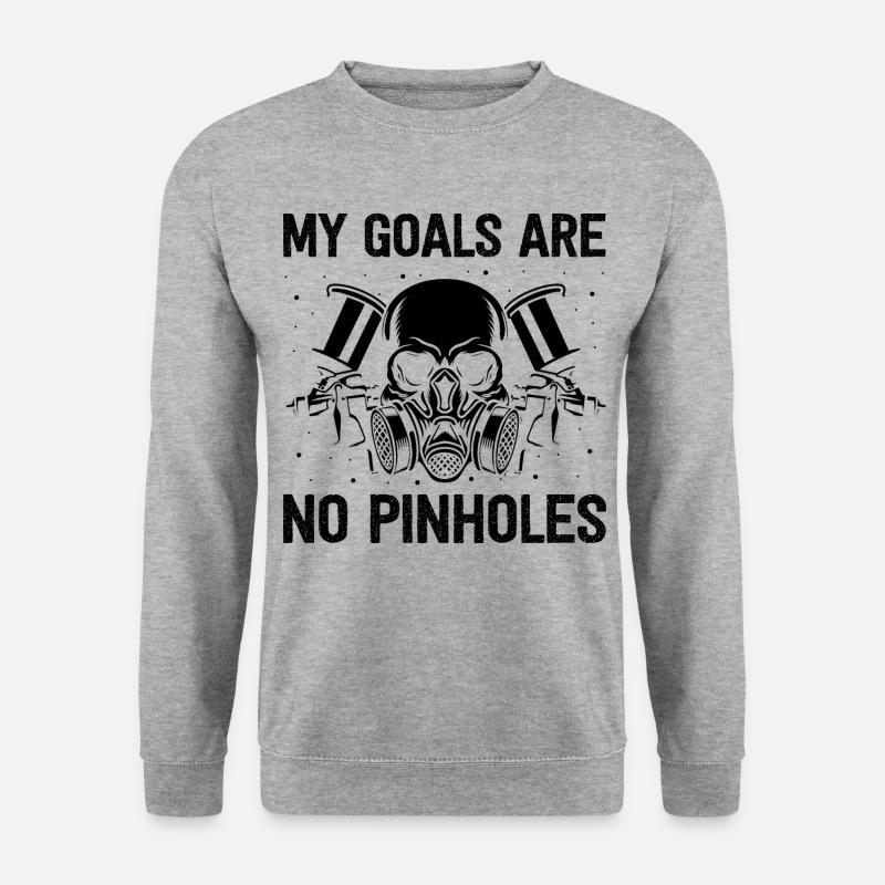 Autolackierer für Karosserietechniker - Unisex Pullover - Weißgrau meliert