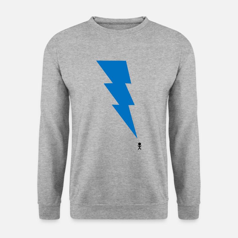 Thunderstorm - Lightning - Lightning - Stick Figure 10 - Unisex Sweatshirt - salt & pepper