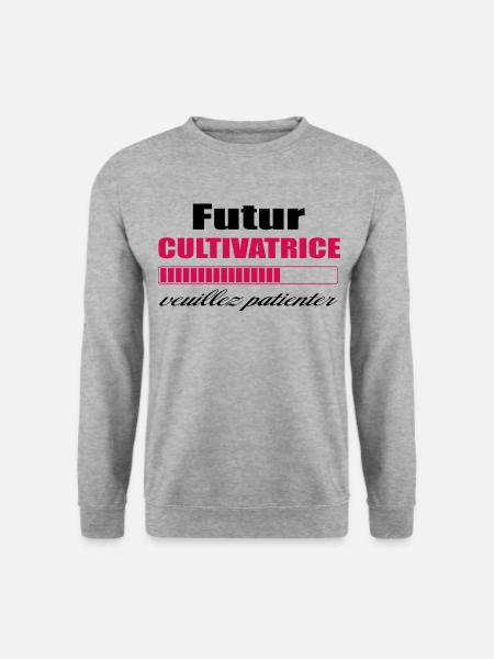 Futur Cultivatrice - Sweat-shirt Unisexe - gris chiné