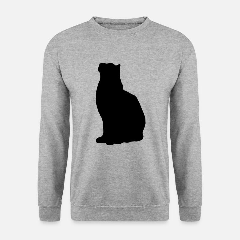 Miez - Unisex Pullover - Weißgrau meliert