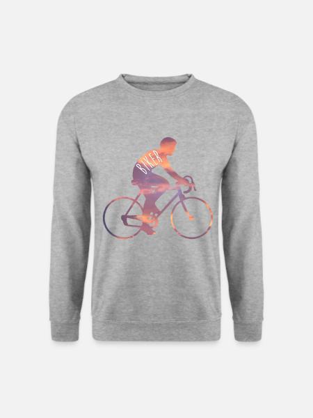 Rad Radsport - Unisex Pullover - Weißgrau meliert