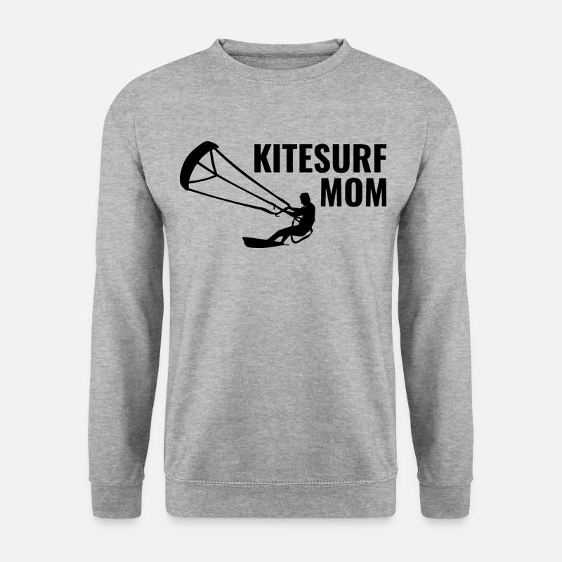 Kitesurfing Kiteboarding Kiteboarder Kitesurf Mom - Unisex Sweatshirt - salt & pepper