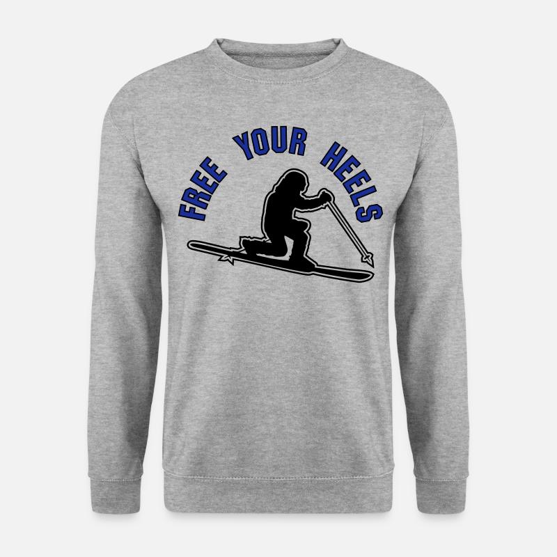 libérer vos talons z3 - Sweat-shirt Unisexe - gris chiné