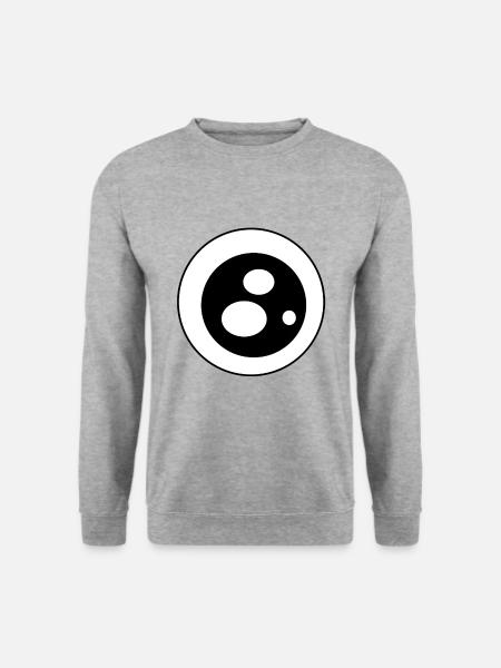 Eye Zyklop Glubschauge - Unisex Sweatshirt - salt & pepper
