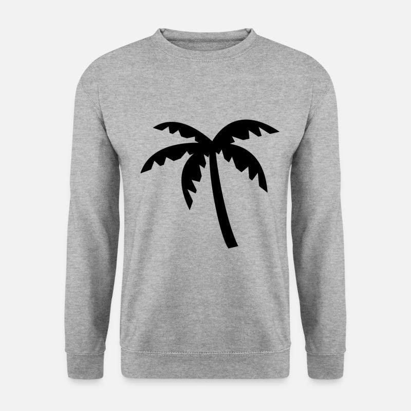 Palm tree - Unisex Sweatshirt - salt & pepper
