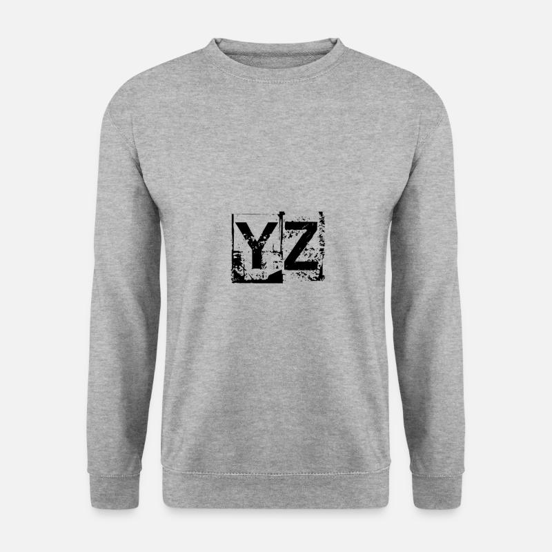 yz Moto Cross - Unisex Pullover - Weißgrau meliert