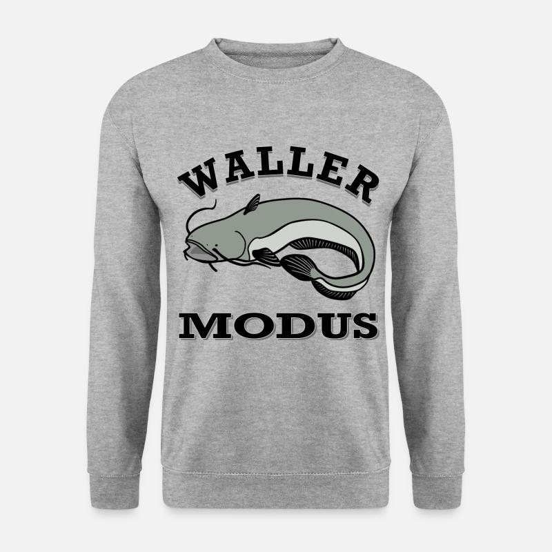 Waller - Wels Modus - Unisex Pullover - Weißgrau meliert