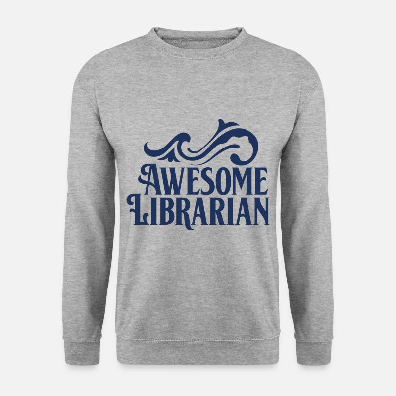 Librarian Librarian Library Books - Unisex Sweatshirt - salt & pepper