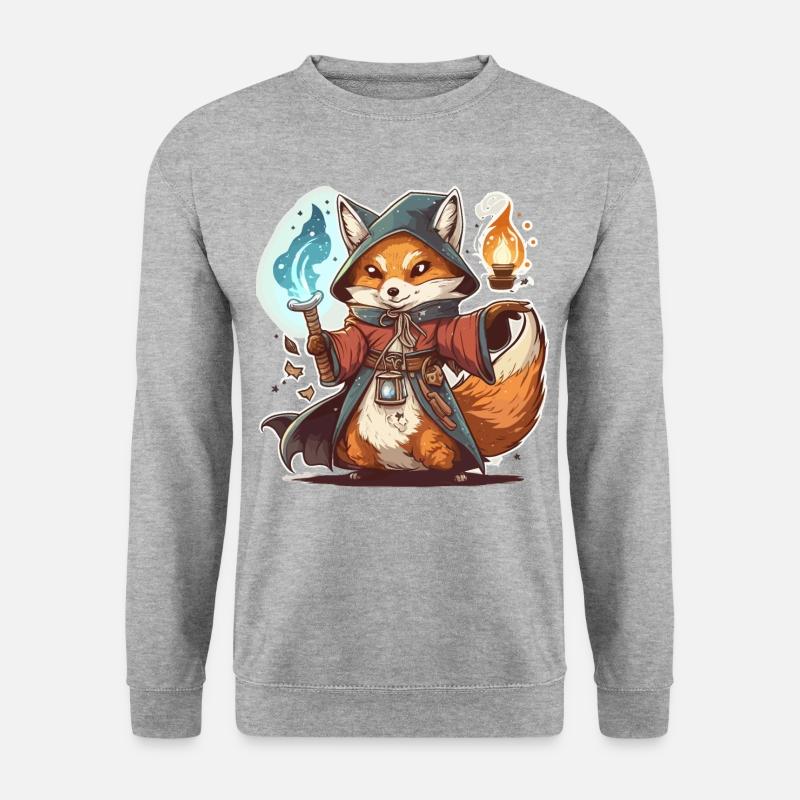 Magical Fox - Unisex Sweatshirt - salt & pepper