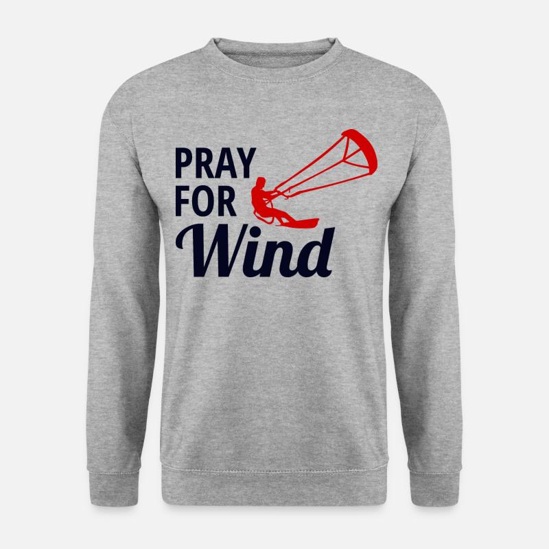 Kitesurfing Kiteboarding Kiteboarder Kitesurf - Unisex Sweatshirt - salt & pepper