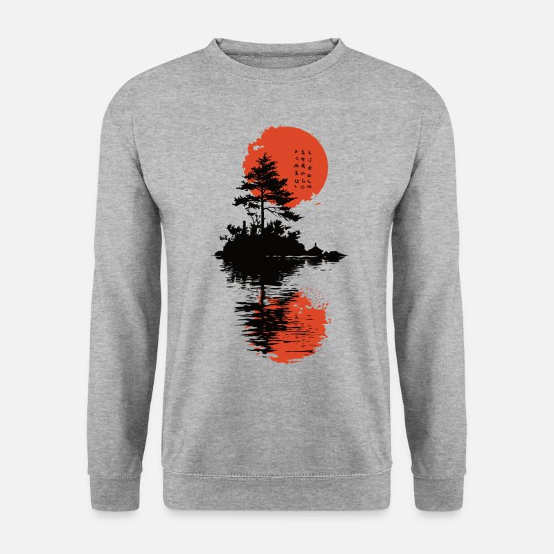 Japan Tree - Unisex Sweatshirt - salt & pepper