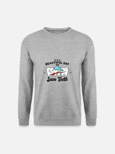 Assistante dentaire - Sweat-shirt Unisexe - gris chiné