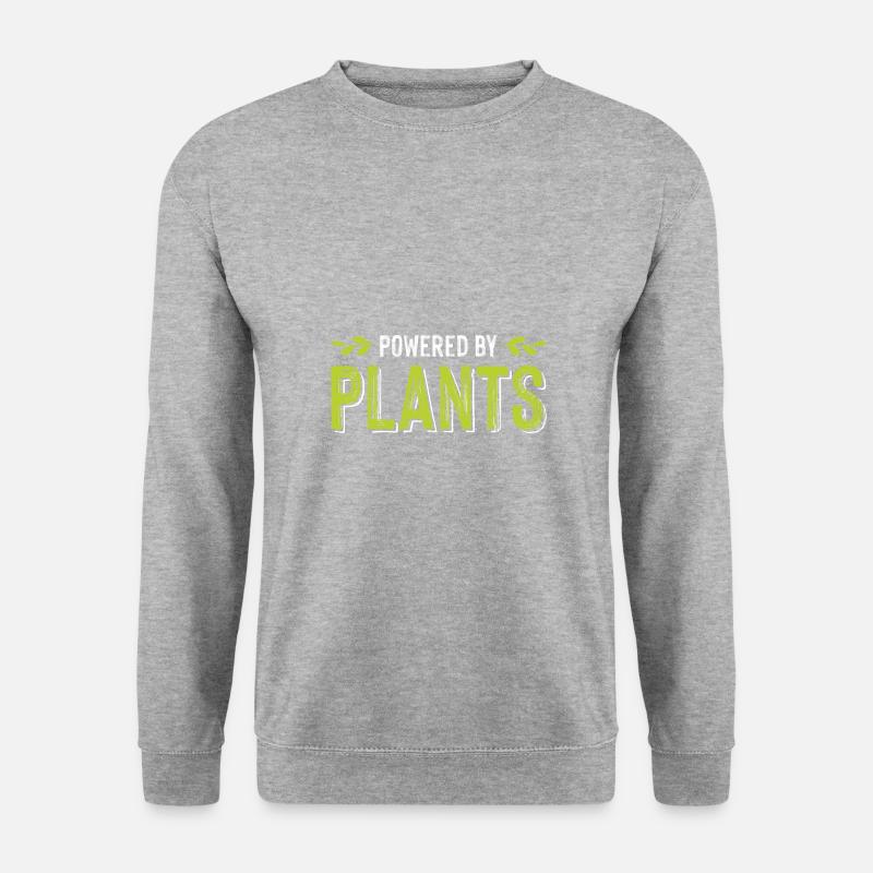 vegan veganer - Unisex Pullover - Weißgrau meliert