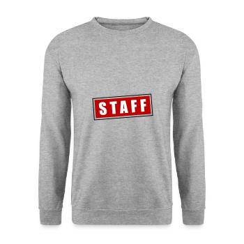 Staff - Unisex Sweatshirt - salt & pepper - Front - Alina (178cm) & Michal (187cm)