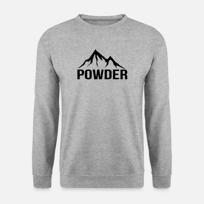 Powder - Unisex Pullover - Weißgrau meliert
