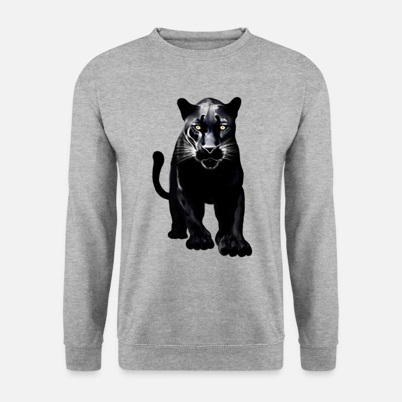 Black Leopard - Unisex Sweatshirt - salt & pepper