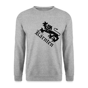 Kärnten - Unisex Pullover - Weißgrau meliert - Vorne - Alina (178cm) & Michal (187cm)