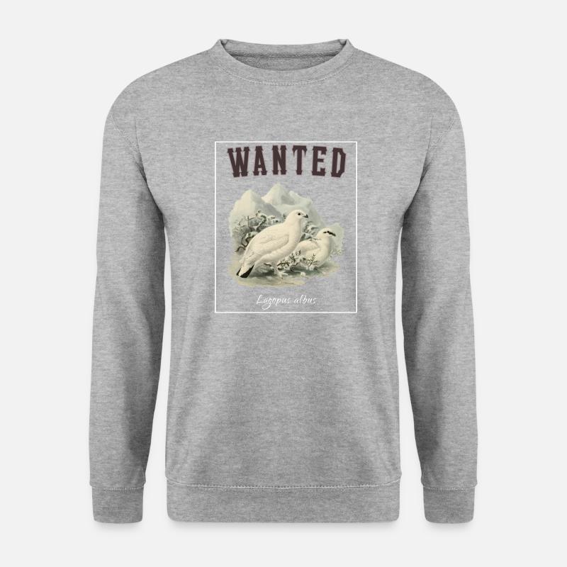 OBV - Wanted Lagopède - Unisex Pullover - Weißgrau meliert