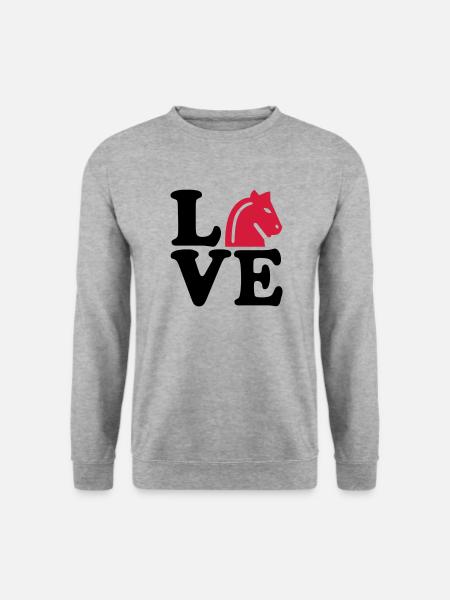 échecs - Sweat-shirt Unisexe - gris chiné