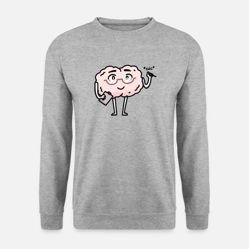 Sergio #1 - Unisex Pullover - Weißgrau meliert