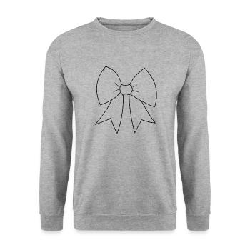 loop - Unisex Sweatshirt - salt & pepper - Front - Alina (178cm) & Michal (187cm)