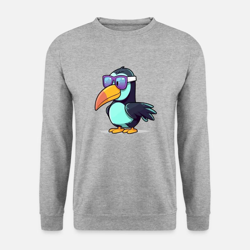 Hob the toucan - Unisex Sweatshirt - salt & pepper