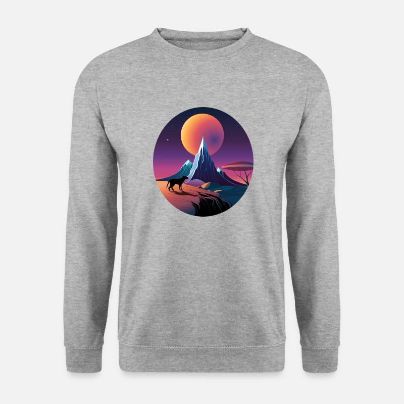 Alien Landscape - Unisex Sweatshirt - salt & pepper