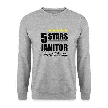 Artisan bricoleur Artisan Artisan Outil Construction - Sweat-shirt Unisexe - gris chiné - Devant - Alina (178cm) & Michal (187cm)