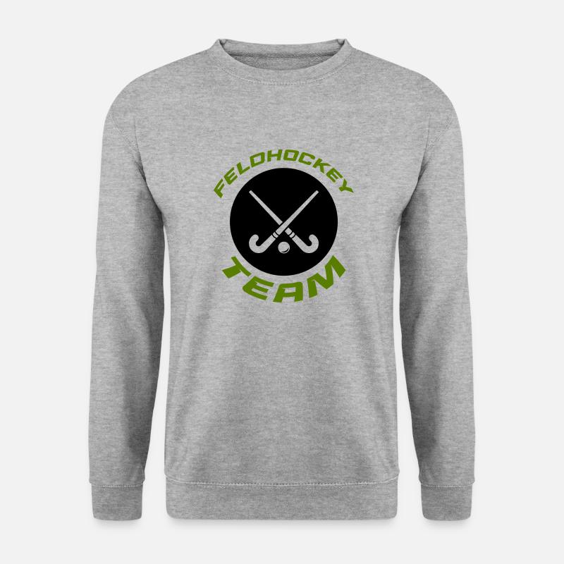feldhockey team - Unisex Pullover - Weißgrau meliert