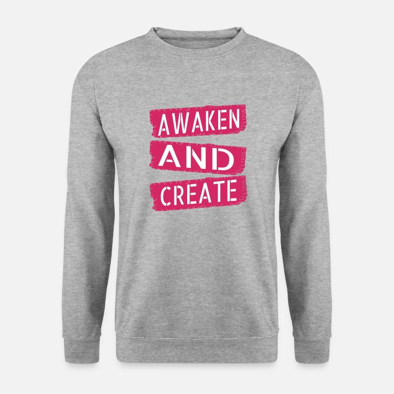 fostering creativity innovative ideas - Unisex Sweatshirt - salt & pepper