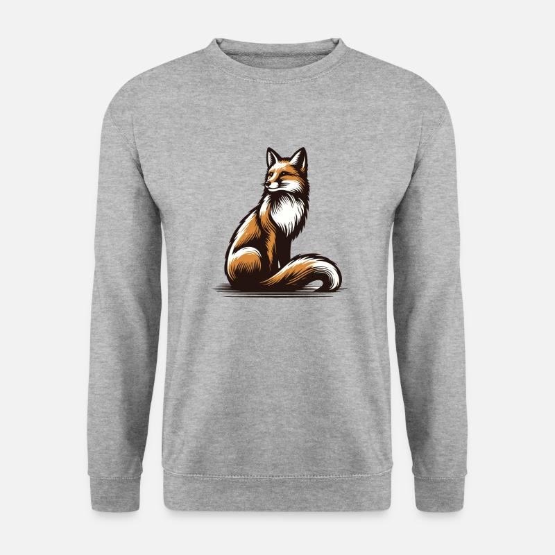 Fox - Unisex Sweatshirt - salt & pepper