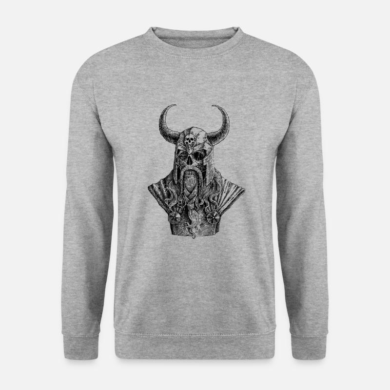 Wikinger - Unisex Pullover - Weißgrau meliert