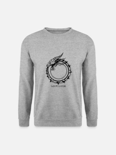 jormungandr - Unisex Pullover - Weißgrau meliert