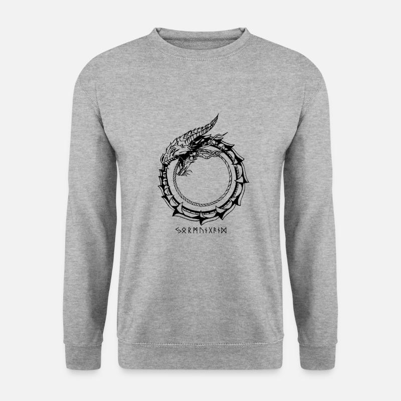 jormungandr - Unisex Pullover - Weißgrau meliert