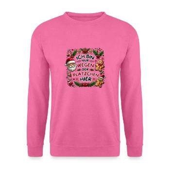 Christmas Cookies Funny Gift Idea Kids - Unisex Sweatshirt - pink - Front