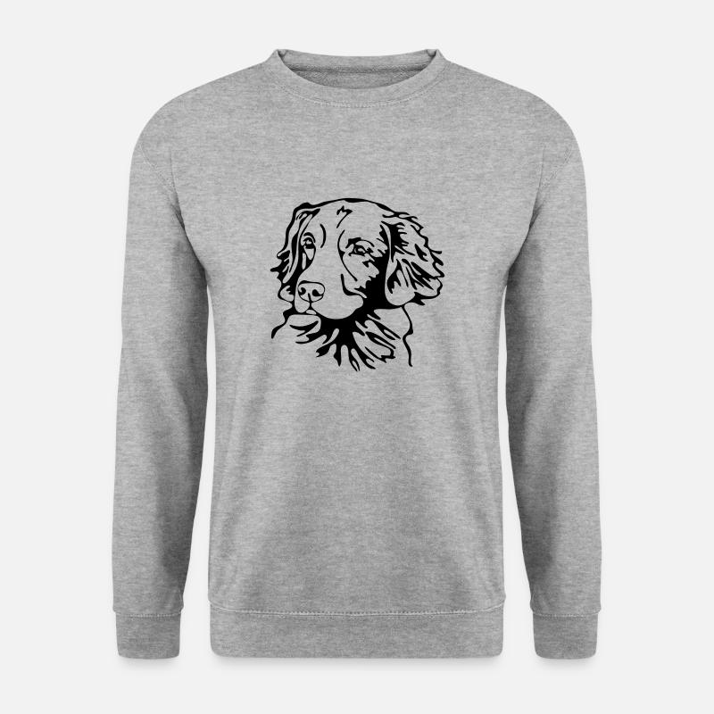 NOVA SCOTIA DUCK TOLLING RETRIEVER Hunde Wilsigns - Unisex Pullover - Weißgrau meliert