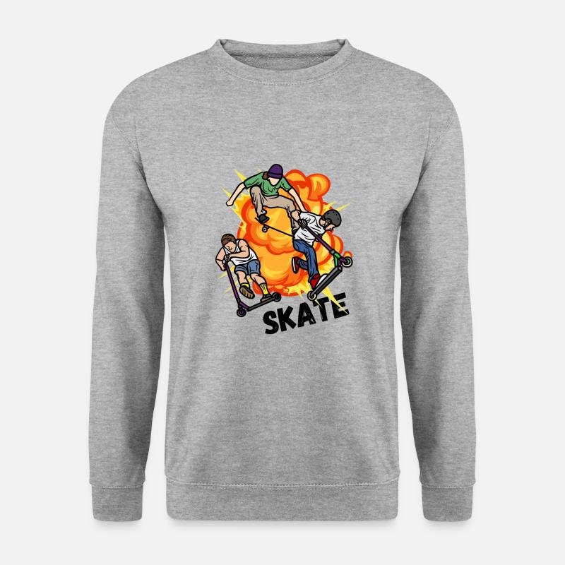 skate explosion M shirt - Unisex Sweatshirt - salt & pepper