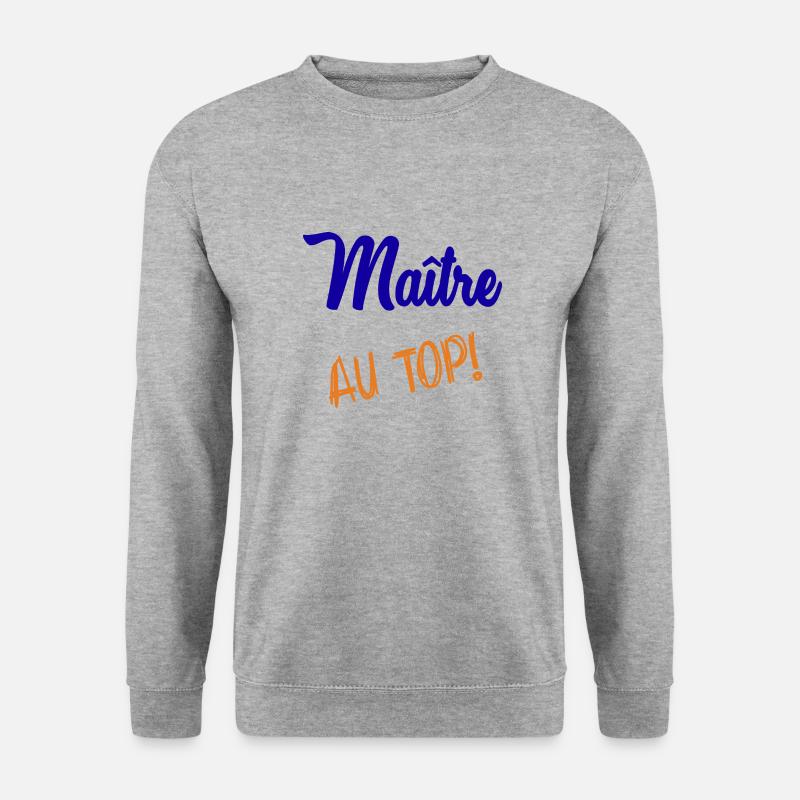 MEISTER - Unisex Pullover - Weißgrau meliert