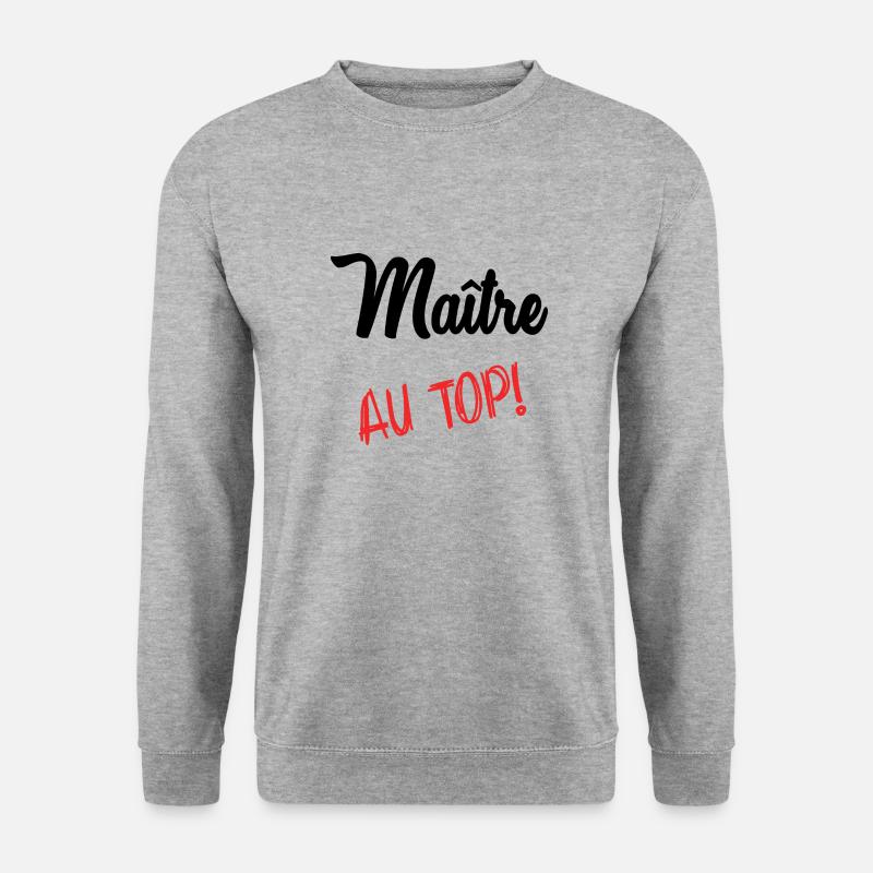 MASTER. MASTER - Unisex Sweatshirt - salt & pepper