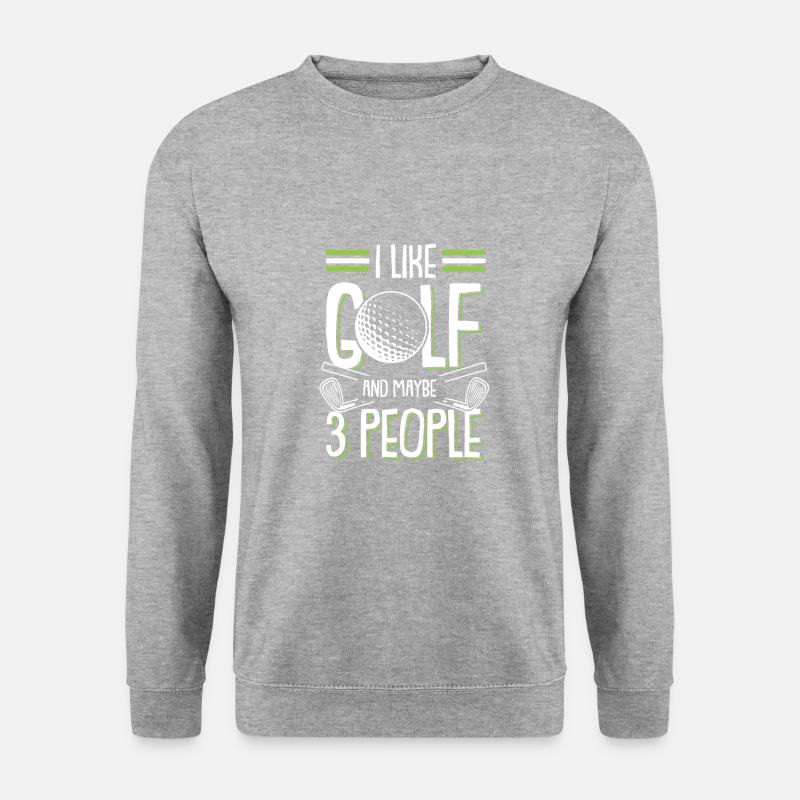 golfing golf - Unisex Sweatshirt - salt & pepper