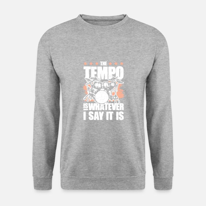drummer saying - Unisex Sweatshirt - salt & pepper
