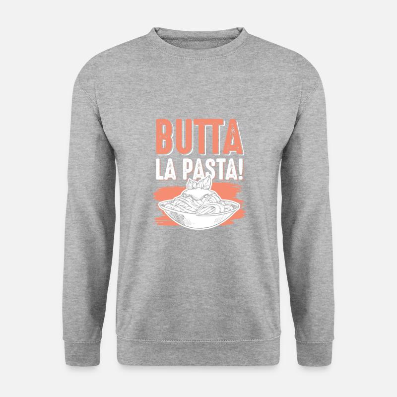 Spaghetti aux pâtes - Sweat-shirt Unisexe - gris chiné