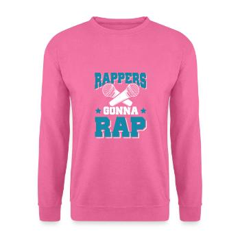 Rappers Rap - Sweat-shirt Unisexe - rose - Devant