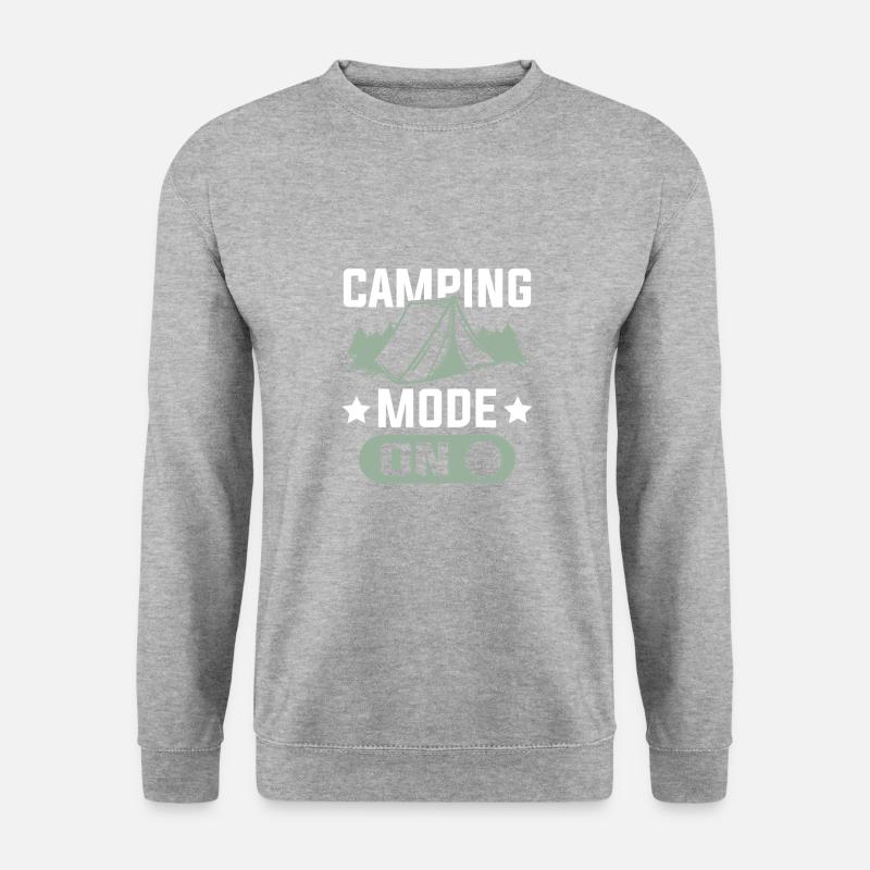 camping mode - Unisex Sweatshirt - salt & pepper