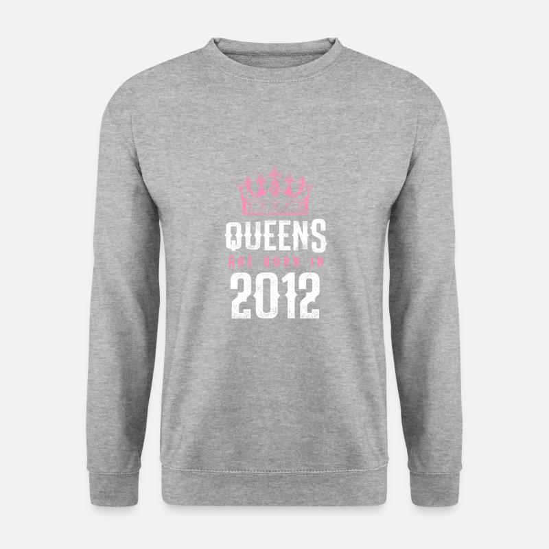 born in 2012 - Unisex Sweatshirt - salt & pepper