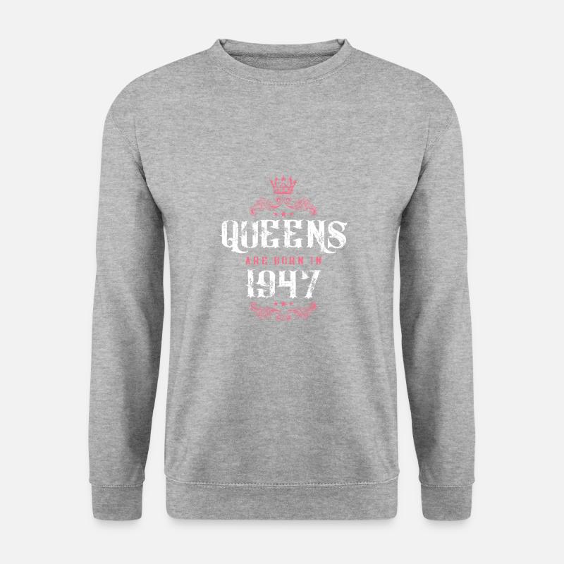 born in 1947 - Unisex Sweatshirt - salt & pepper