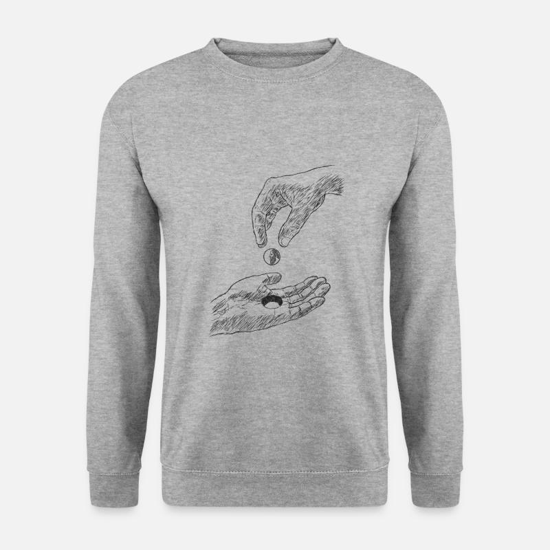 Hands - Unisex Sweatshirt - salt & pepper