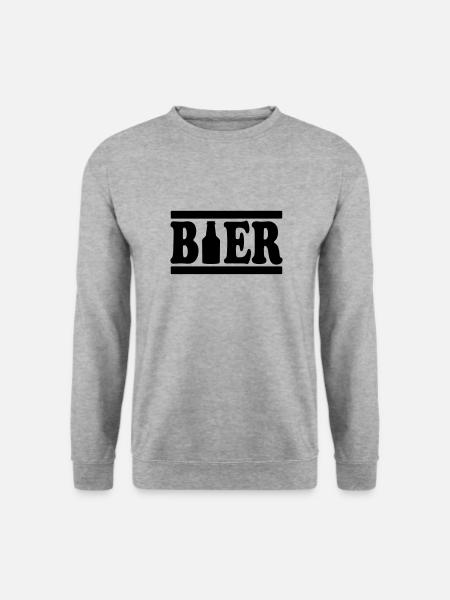 Beer beer bottle alcohol - Unisex Sweatshirt - salt & pepper