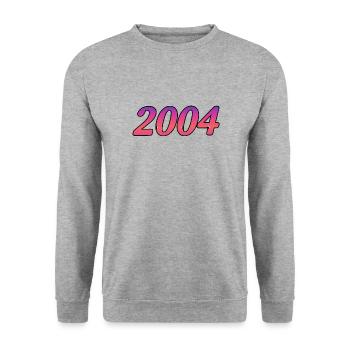 2004 - Unisex Pullover - Weißgrau meliert - Vorne - Alina (178cm) & Michal (187cm)