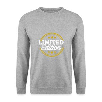 Limited Edition - Unisex Sweatshirt - salt & pepper - Front - Alina (178cm) & Michal (187cm)